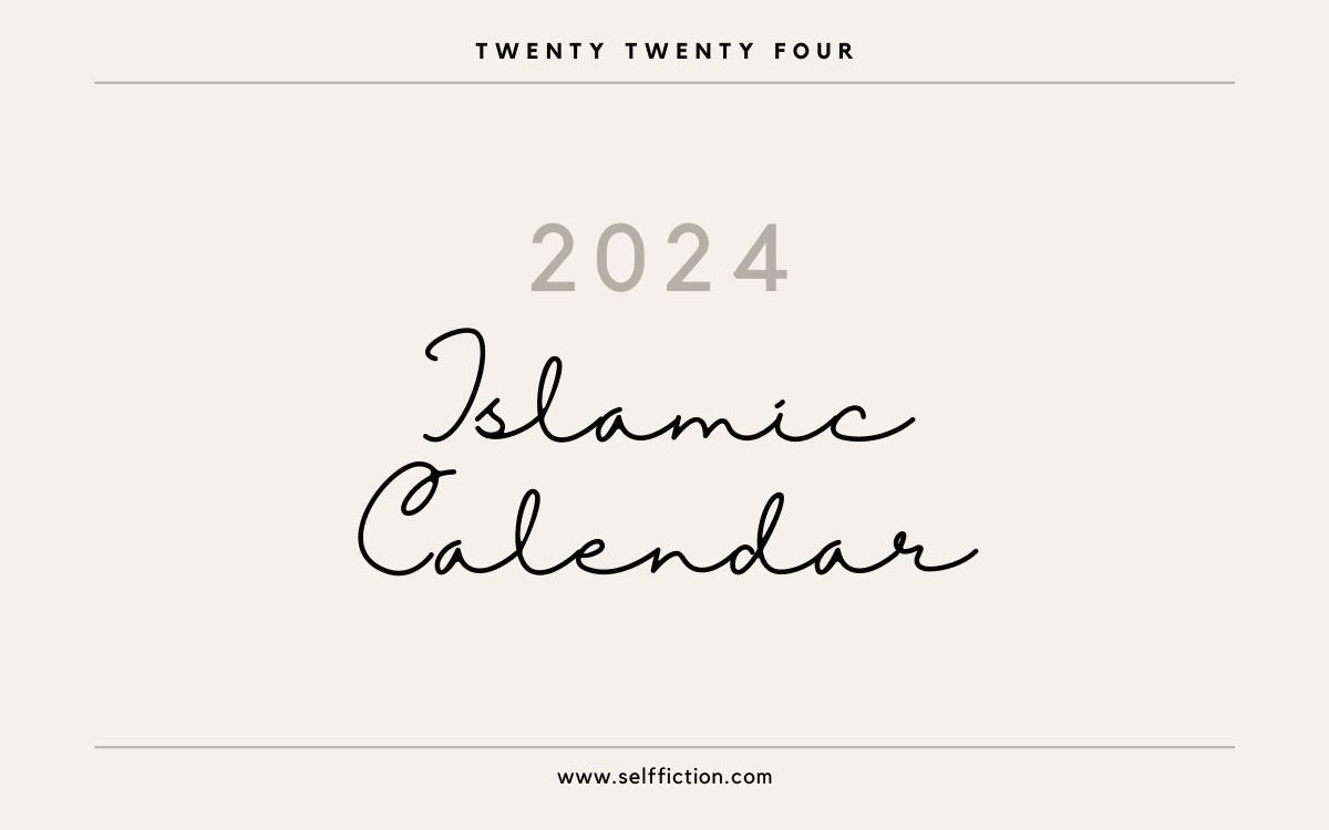 Best Islamic Calendar With Dates and Quotes 2024